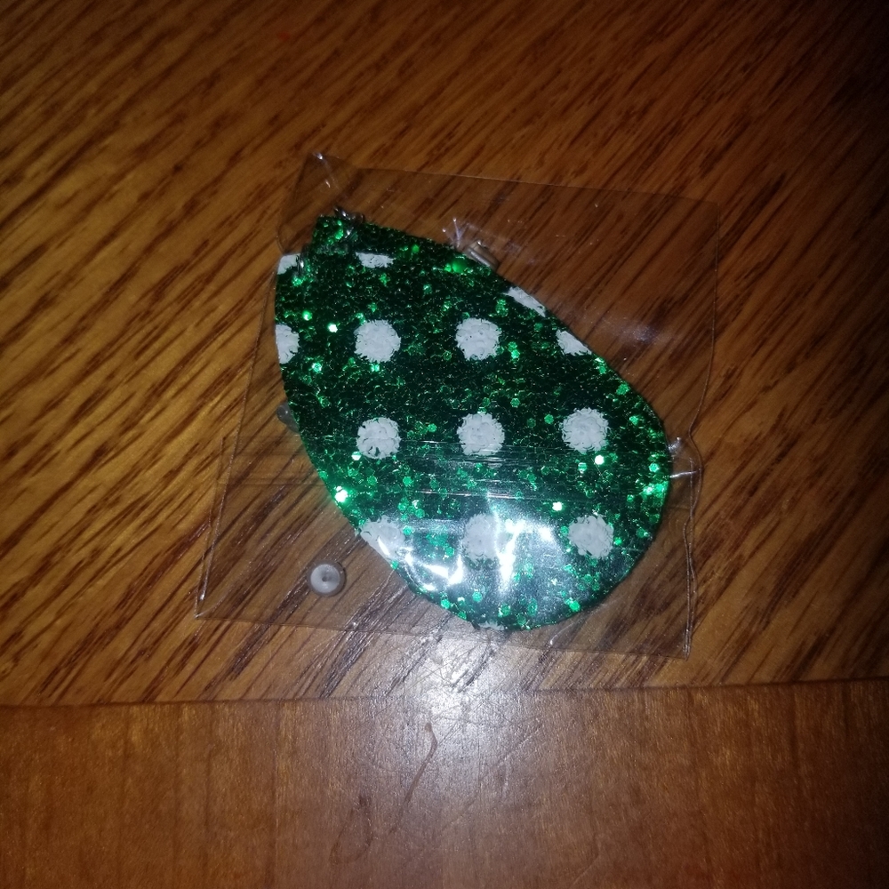 Brand new Christmas glitter earrings